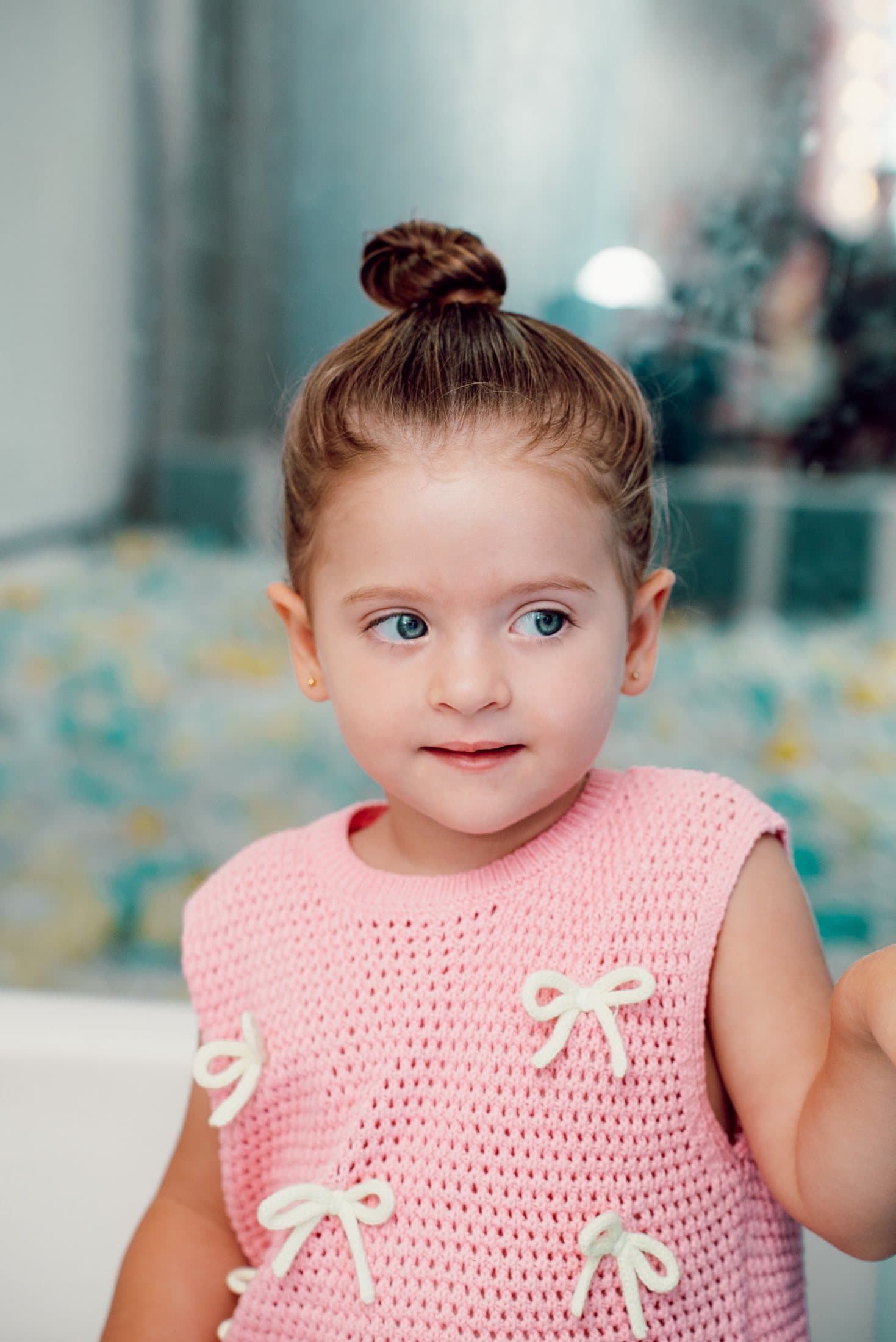 Close child portrait photographed by Bluebird Lens