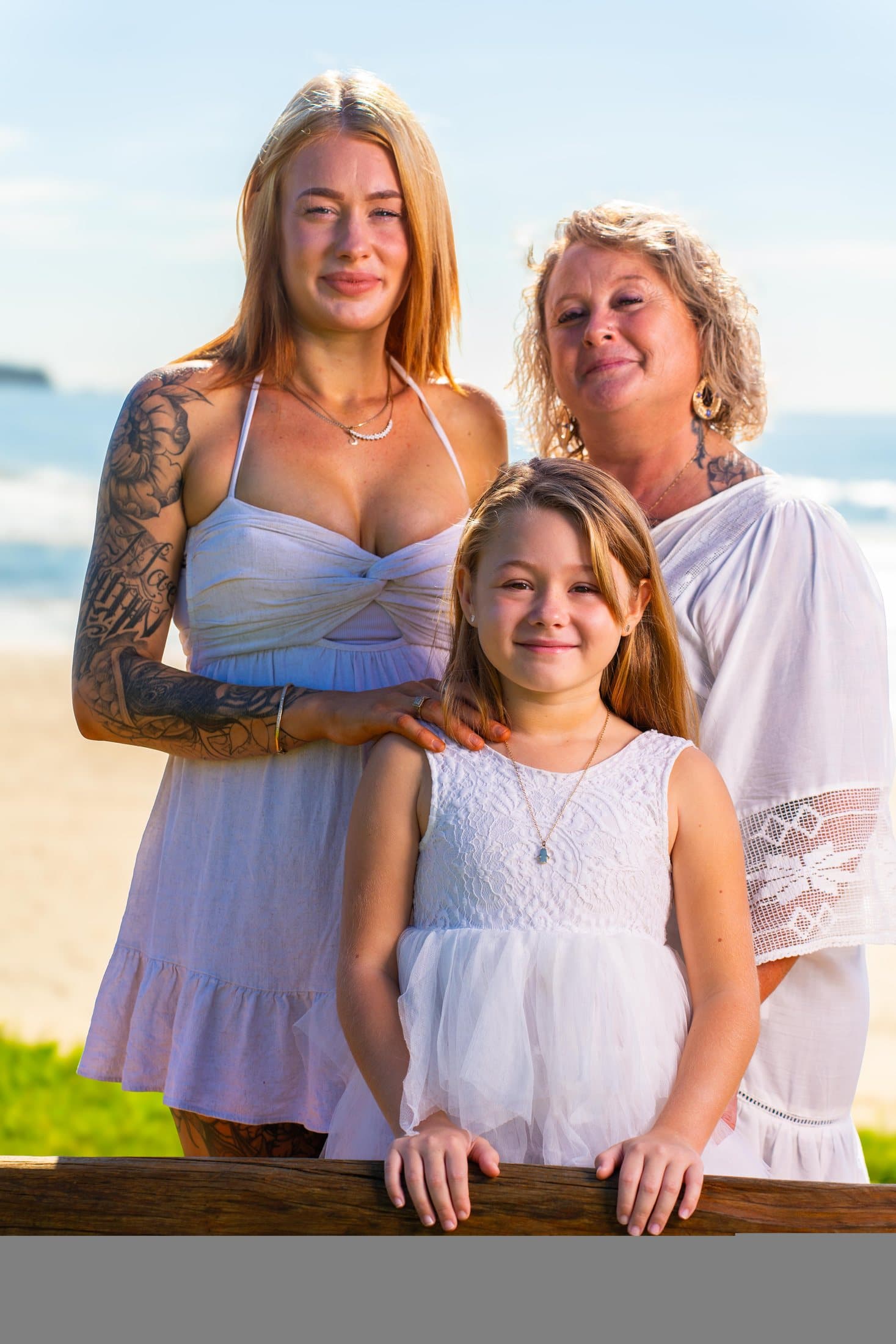 Three-generation family portrait by Bluebird Lens, a family photographer based in Juhu, Mumbai